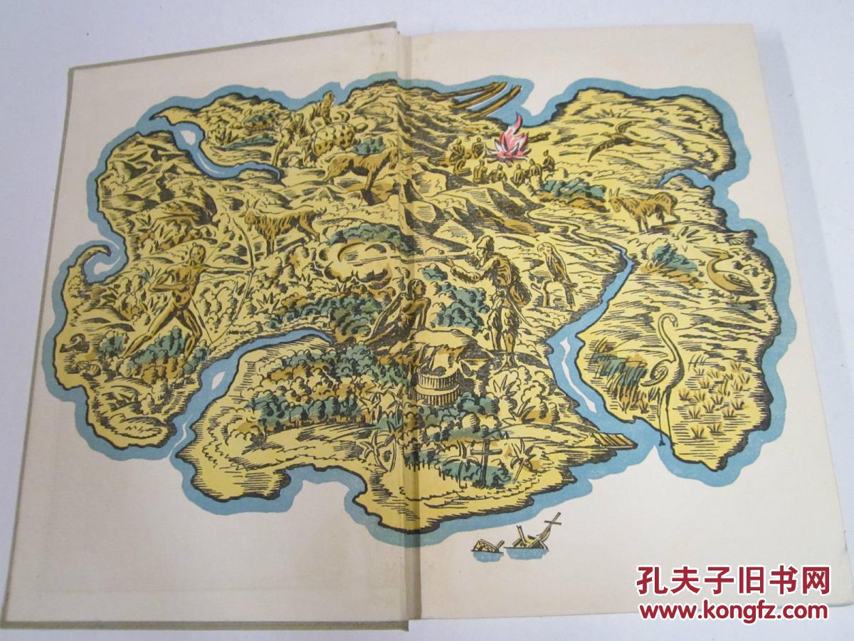 笛福著《鲁宾逊漂流记》爱德华·a·威尔逊 插图,1930年出版