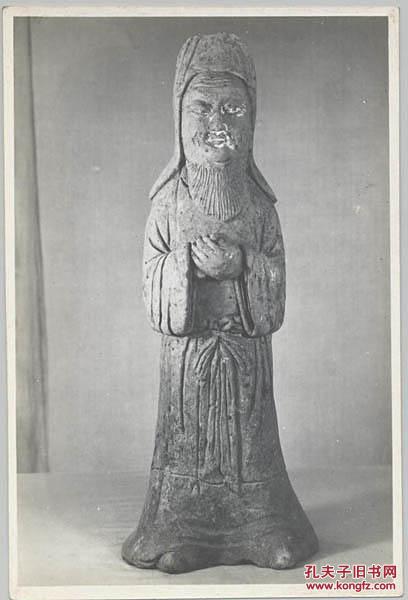 50年代出土南唐二陵陶俑7张一起走:涵盖舞女俑,拱才女俑,文侍俑,太监