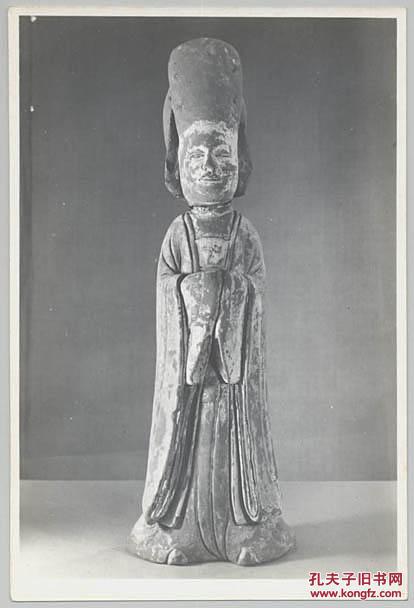 50年代出土南唐二陵陶俑7张一起走:涵盖舞女俑,拱才女俑,文侍俑,太监