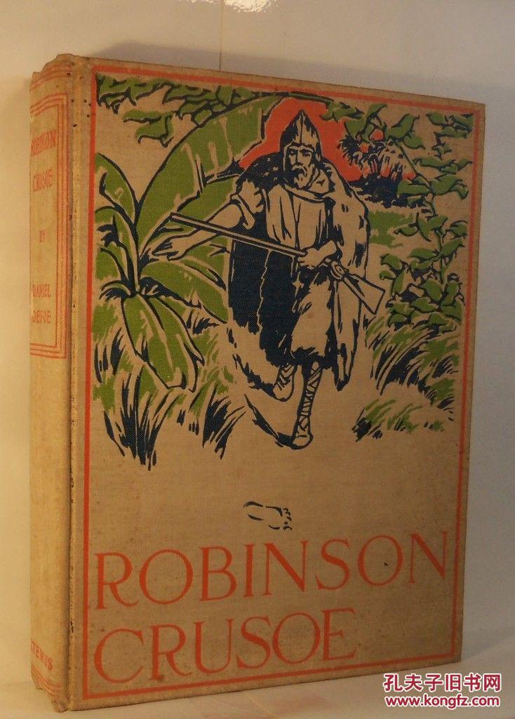 笛福著《鲁滨逊克鲁索》 插图,1908年出版