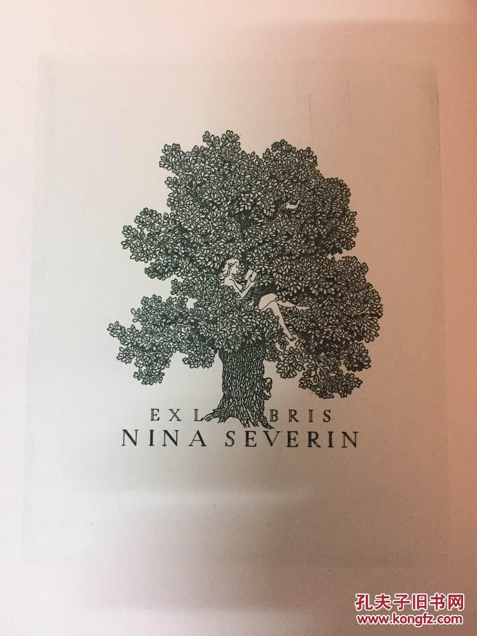 塞维林精品藏书票书籍 内含3幅精品藏书票 拍品编号:28680875