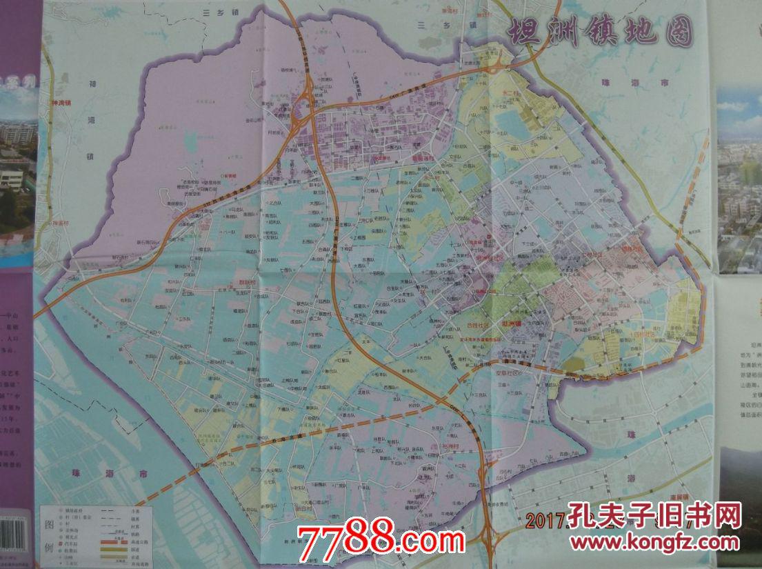 中山市坦洲地图高清版图片