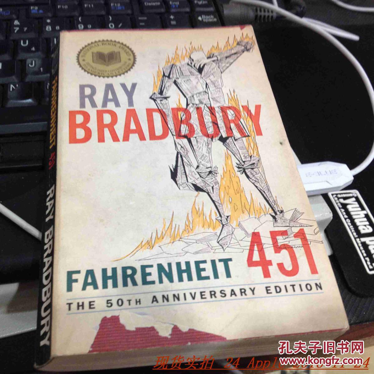 【现货】英文原版 fahrenheit 451 华氏451度 ray bradbury著 平装版
