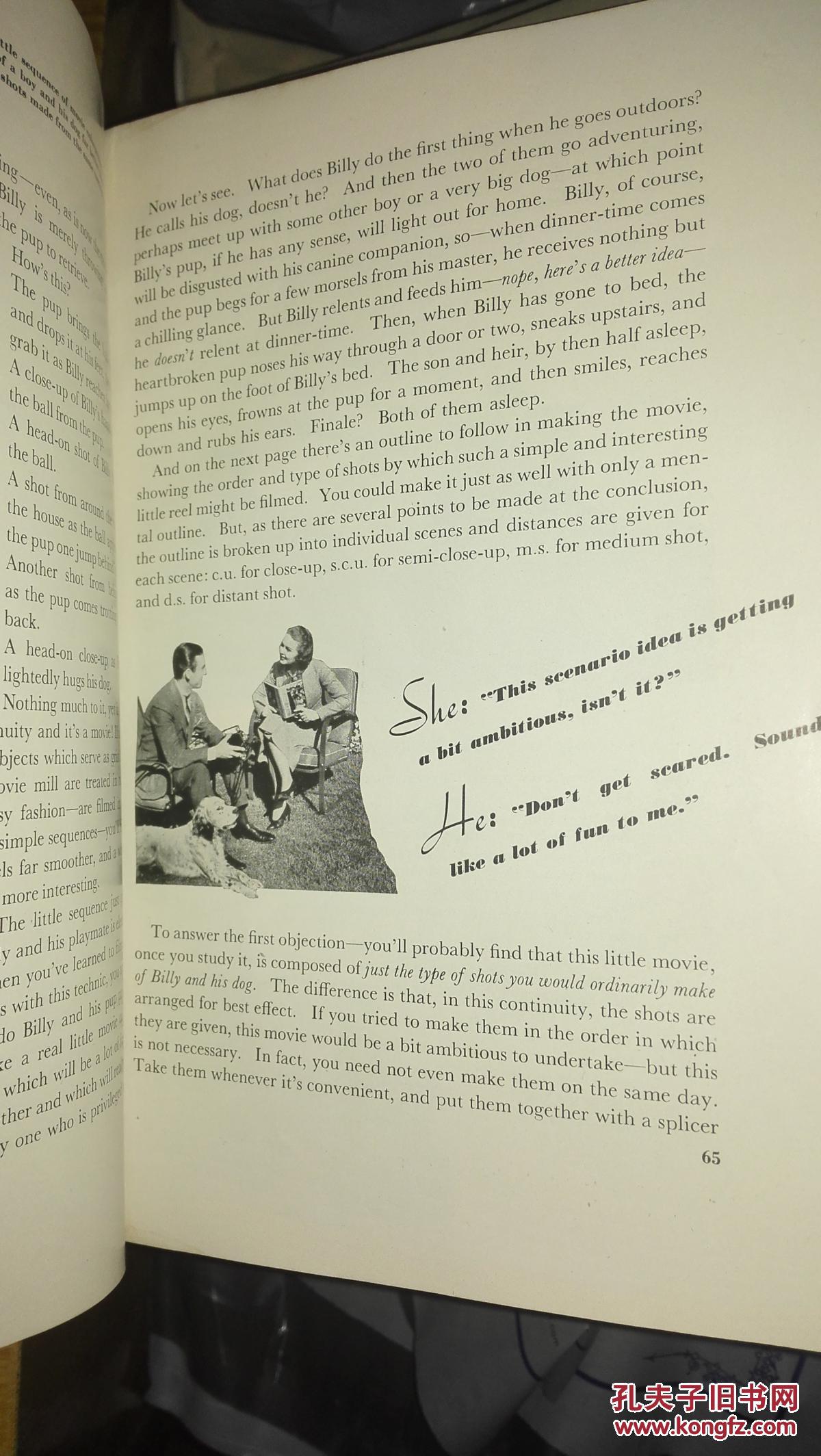 民国精装插图英文书:how to make good movies【演员照片几百幅】