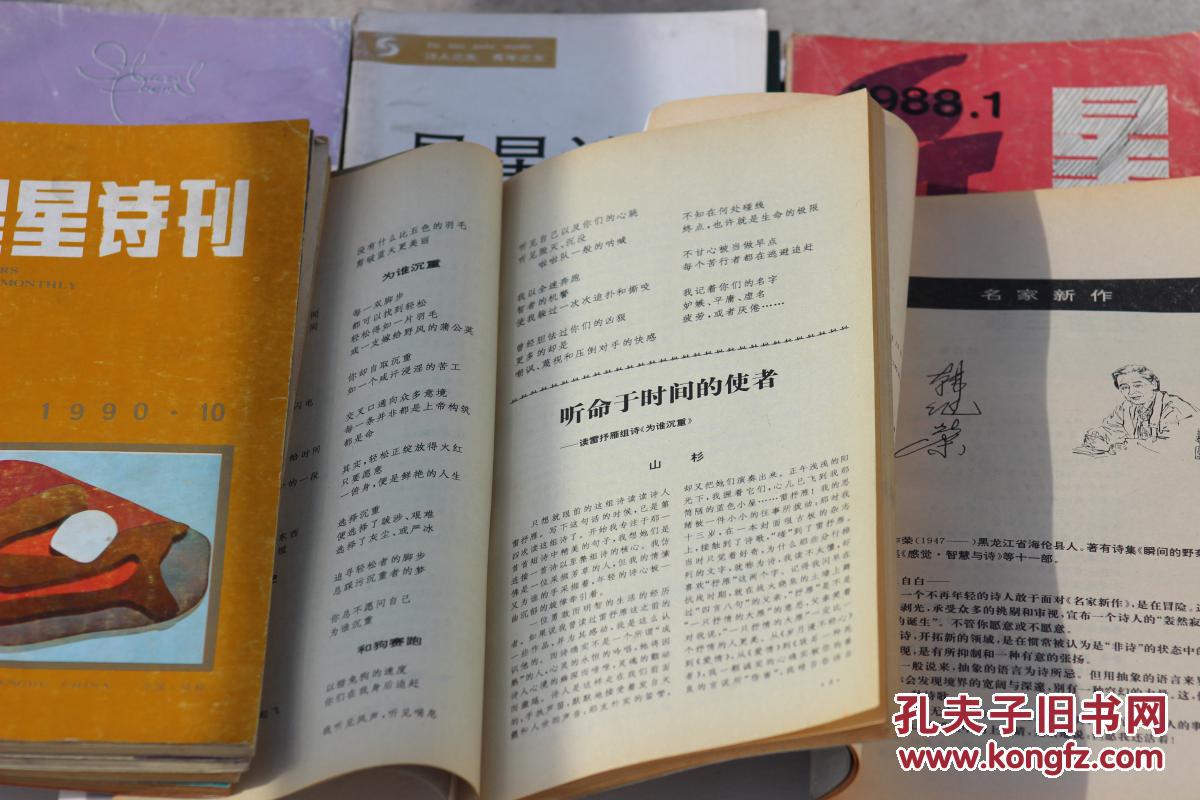 《星星诗刊》(1988年——1996年各有几本共计24本合售)