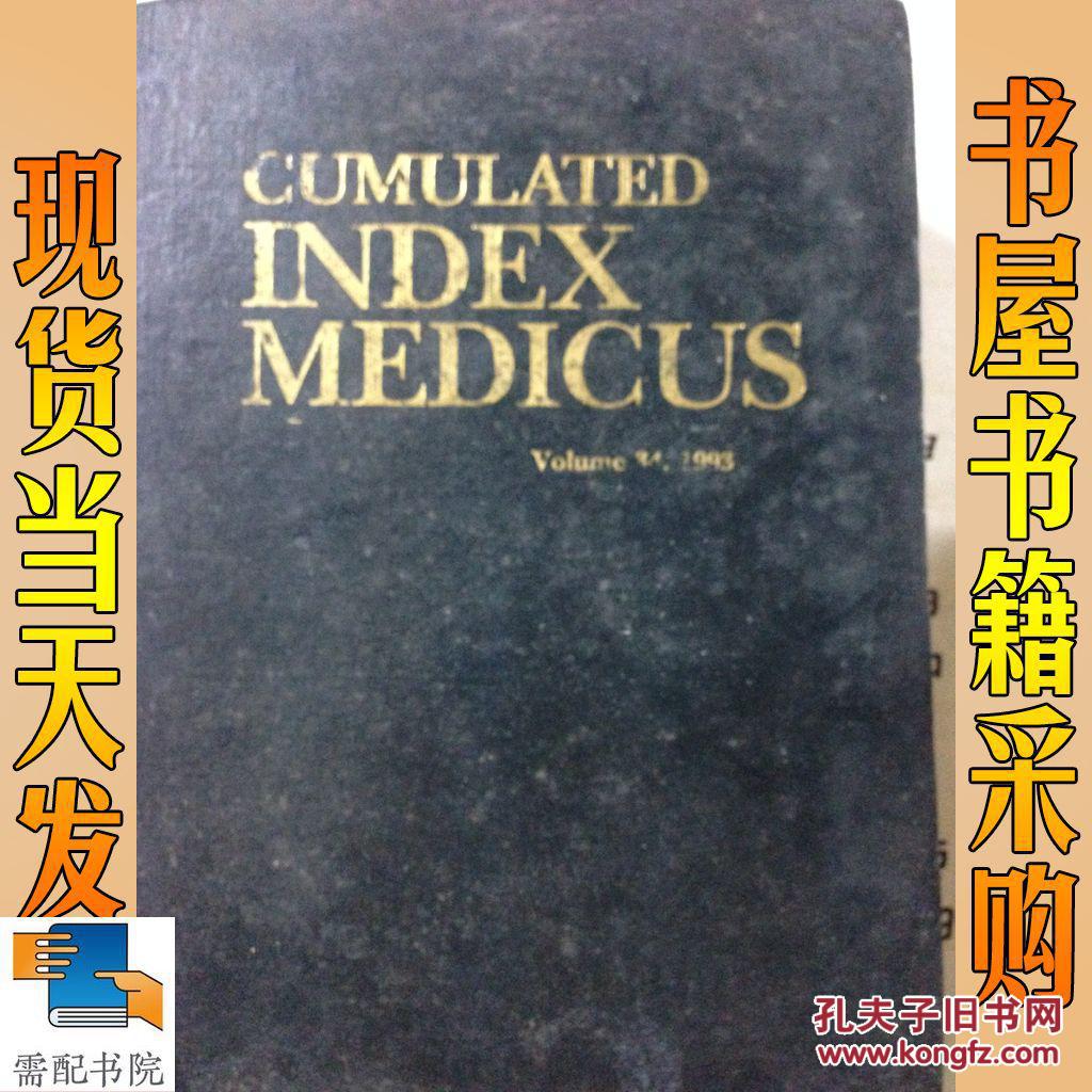 cumulatedindexmedicusvolume341993累积索引34卷1993