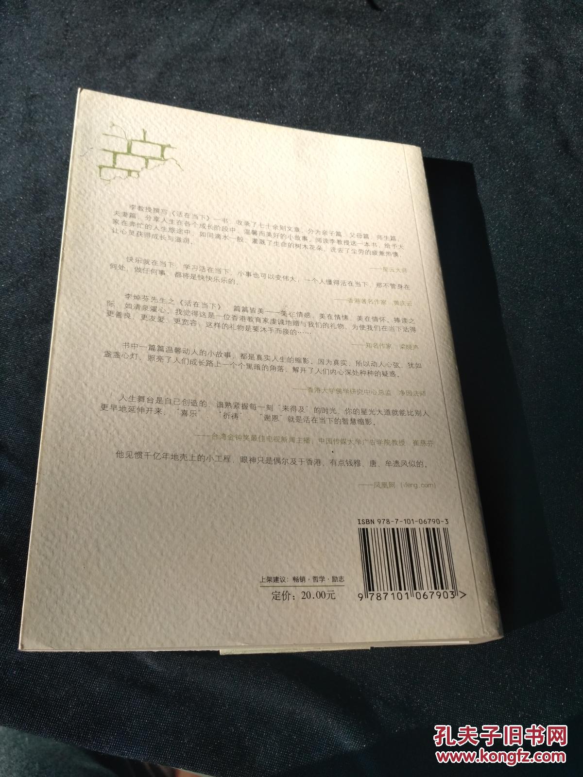 活在当下【正版书】有书腰
