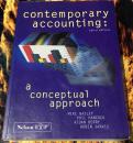 Contemporary Accounting : A Conceptual A pproach