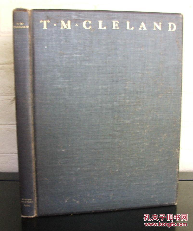 限量版，罗克韦尔肯特著《T. M.克莱兰的作品集》大量版画图录，1929年纽约出版