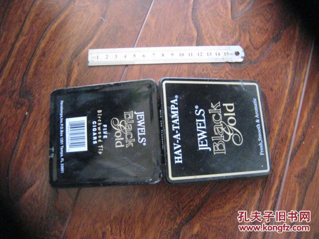 女神(黑金雪茄) jewels black gold 铁盒烟盒