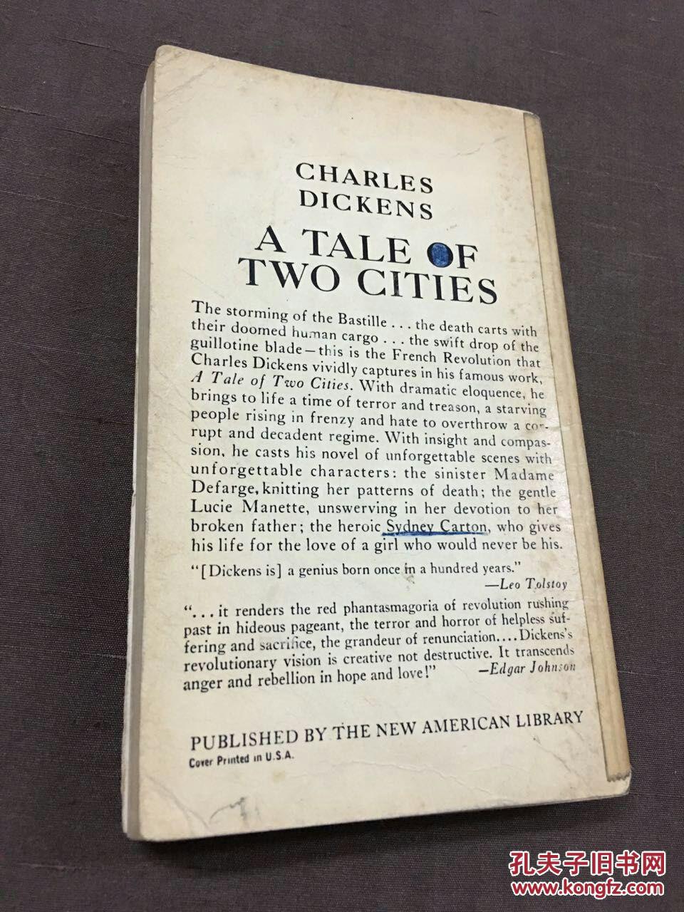 a tale of two cities_charles dickens_孔夫子旧书网