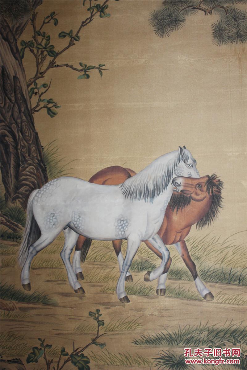 宫廷画师郎世宁(双马图) 拍品编号:25281300