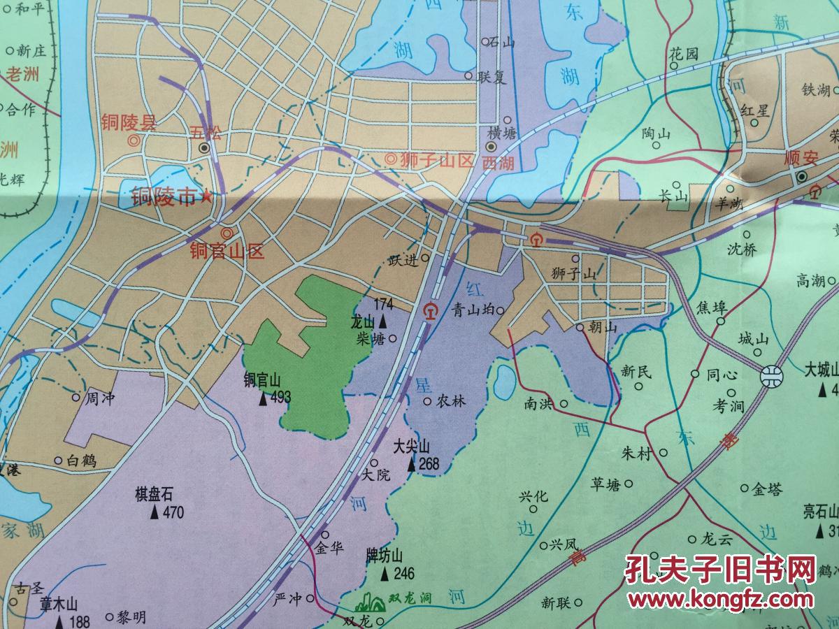 铜陵市交通旅游图2013年铜陵市地图铜陵地图