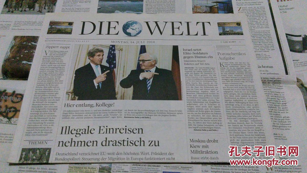 diewelt德国世界报天下报20140919德语外文学习资料报纸