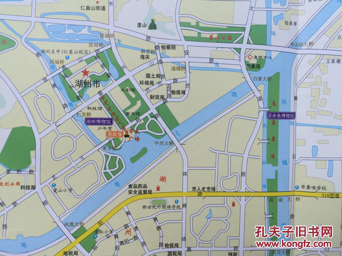 湖州吴兴区交通旅游图2013年吴兴地图吴兴区地图湖州地图