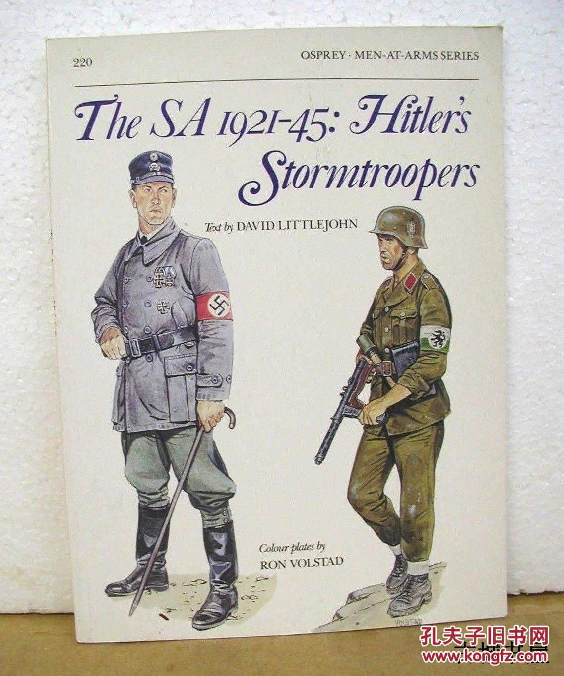 1990年英国出版，第一版 《希特勒的冲锋队》 多幅精美插图