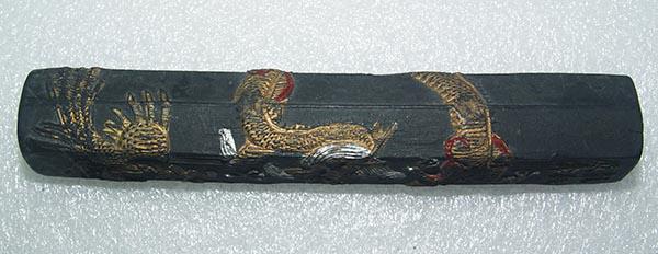 曹素功监制龙翔凤舞老墨长122cm宽22cm厚19cm