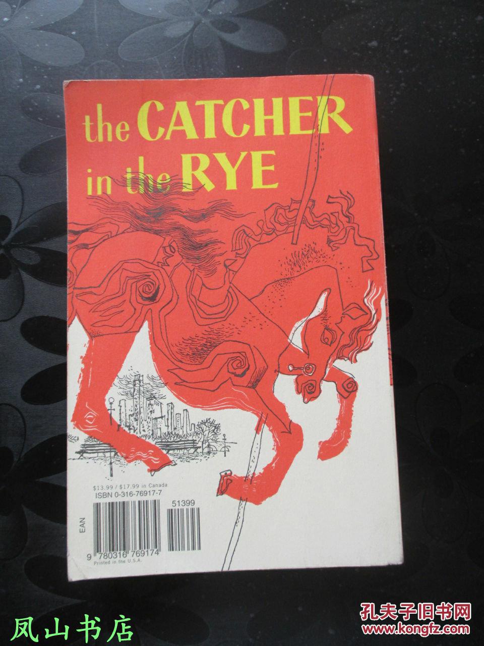 thecatcherintherye英文原版麦田里的守望者年轻一代的阅读圣经少见