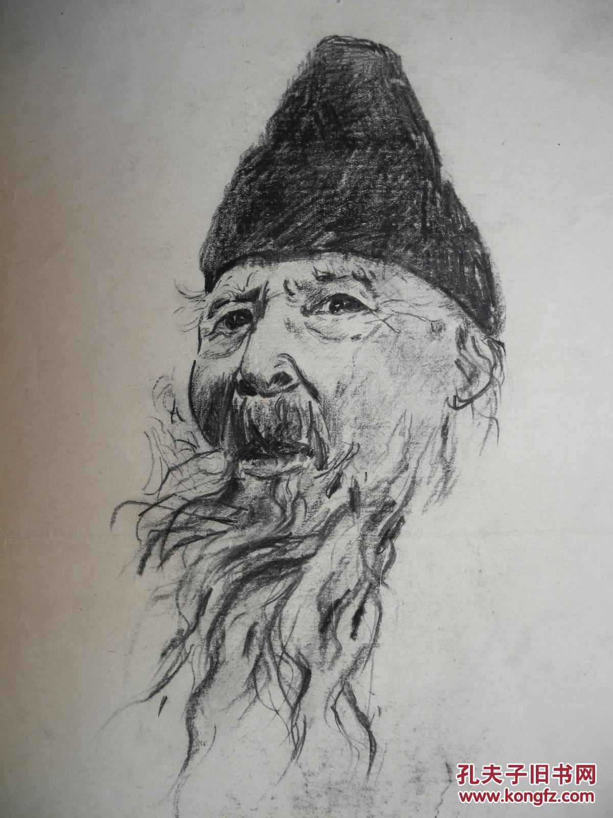 【名家书画】临子武齐白石像《齐白石》