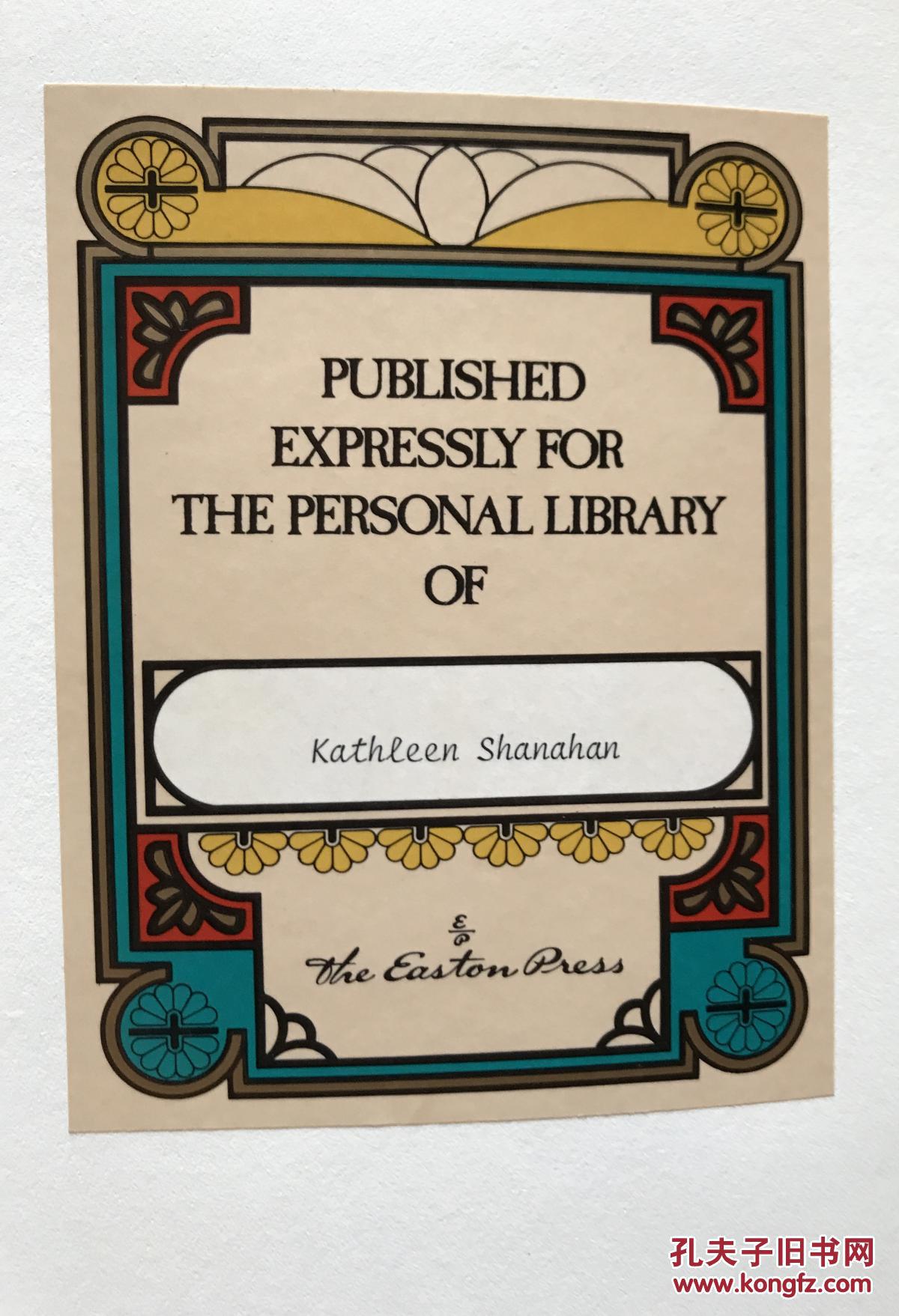 aesopsfables伊索寓言伊斯顿真皮豪华世界名著系列书脊封面金饰花纹