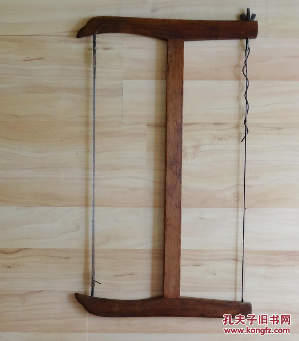 老木工工具榆木弯锯