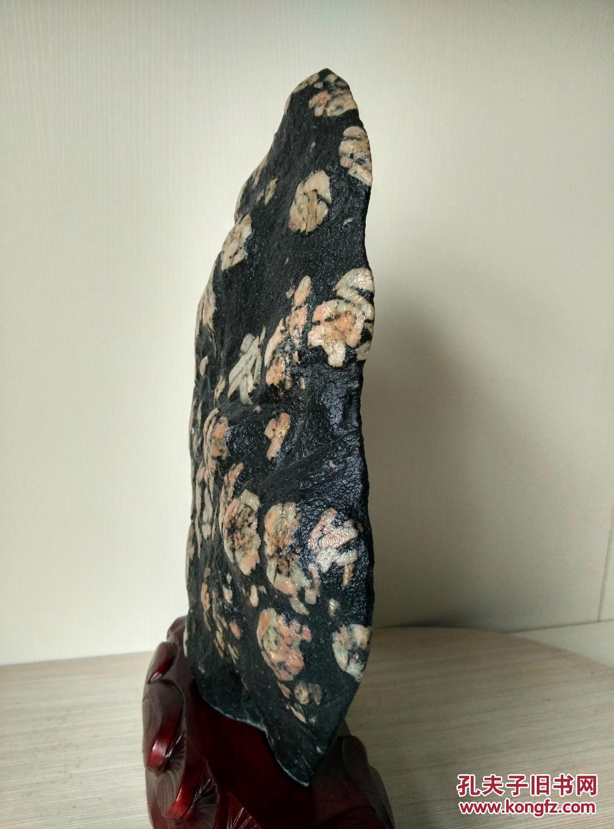 洛阳红牡丹石原石"红色江山"