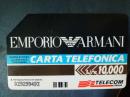 电话卡《EMPORIO ARMANI》SCHEDA TELEFONICA / Lire 10.000 029299493（一张，详见图）