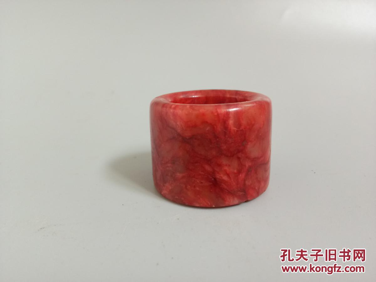 把玩过鸡血石老扳指 拍品编号:27161483