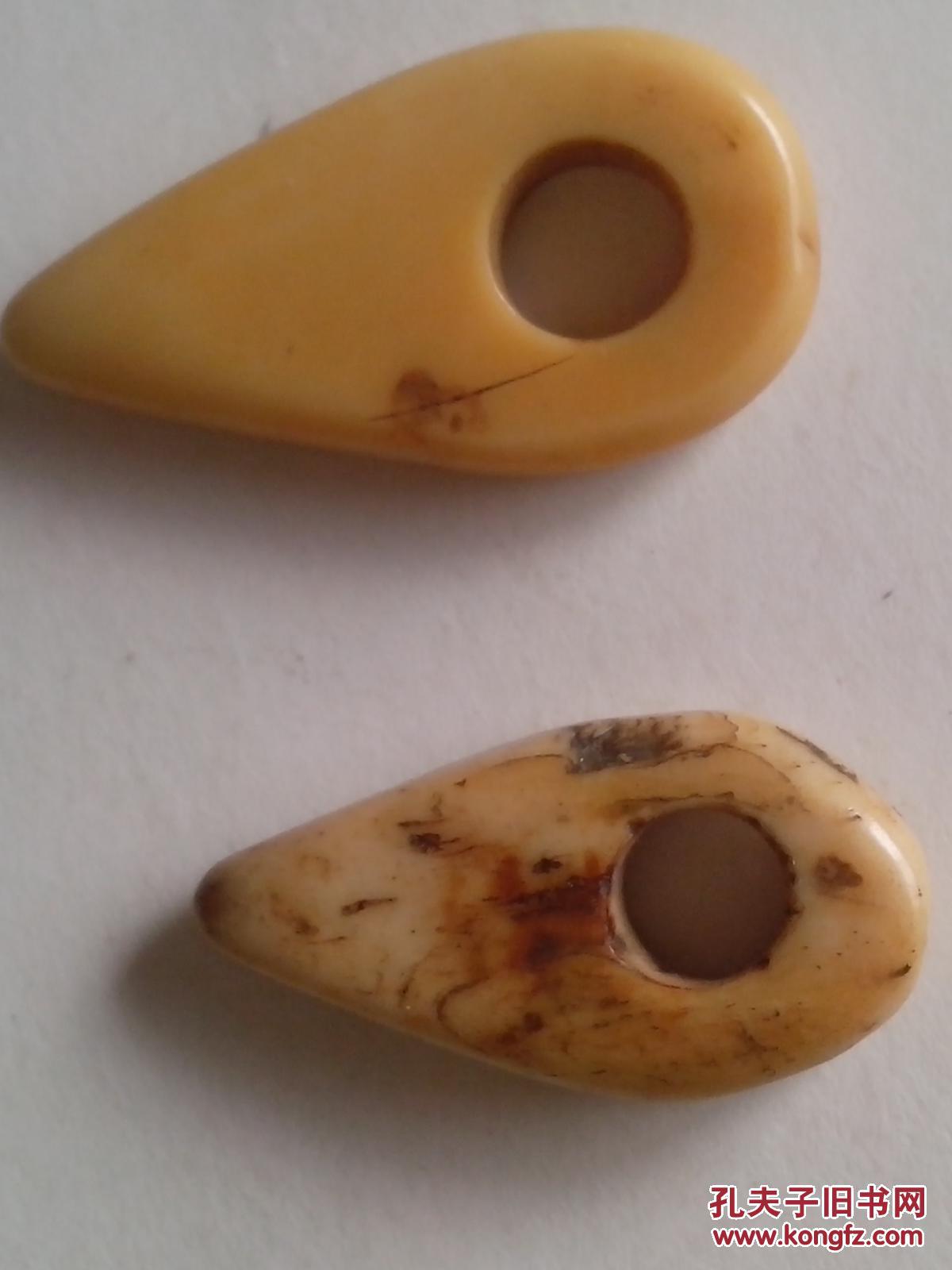 明清时期骨制书签两只_孔夫子旧书网