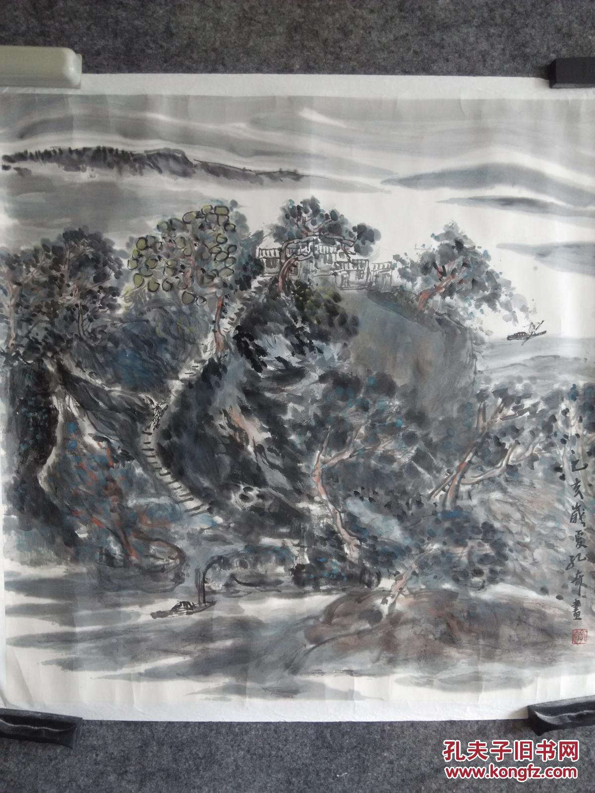 湖北著名画家孔奇作品