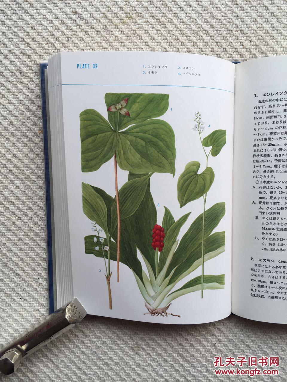 图鉴书====《标准原色图鉴:植物》====1987年出版,32开,硬精装,彩色图