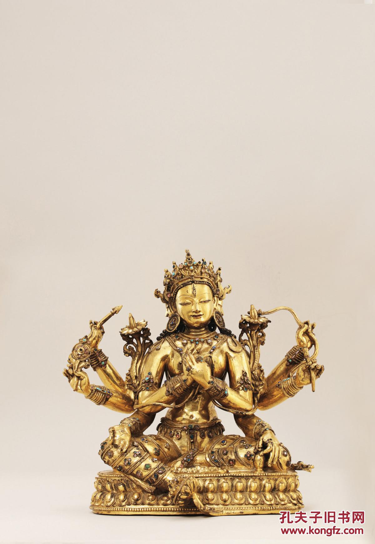 自在菩提—中国金铜佛造像,唐卡 封面作品《 14-15世纪 大随求佛母》