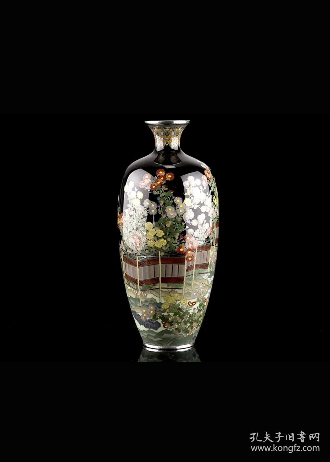 日本七宝烧花瓶 孔夫子旧书网