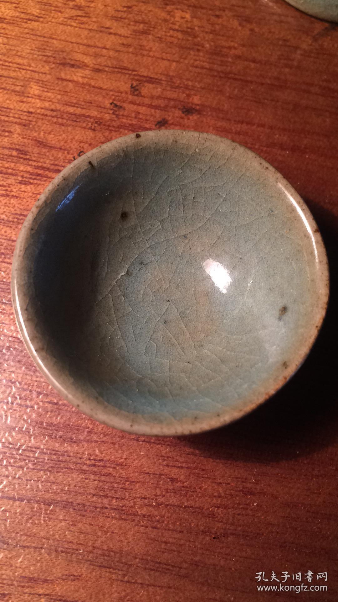 元代钧釉特小型茶盏(一对)