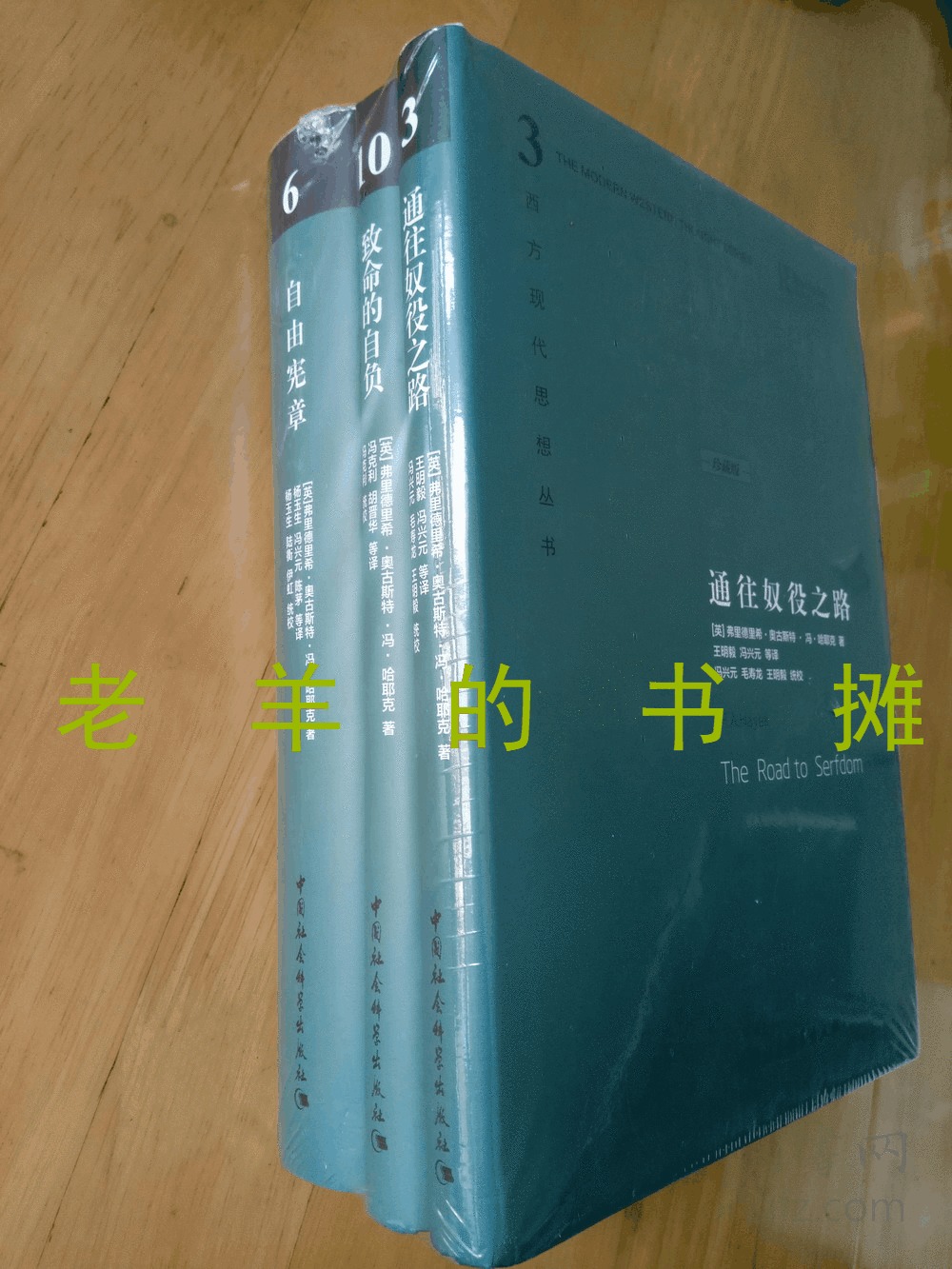 《哈耶克作品集:通往奴役之路 自由宪章 致命的自负(套装全3册)
