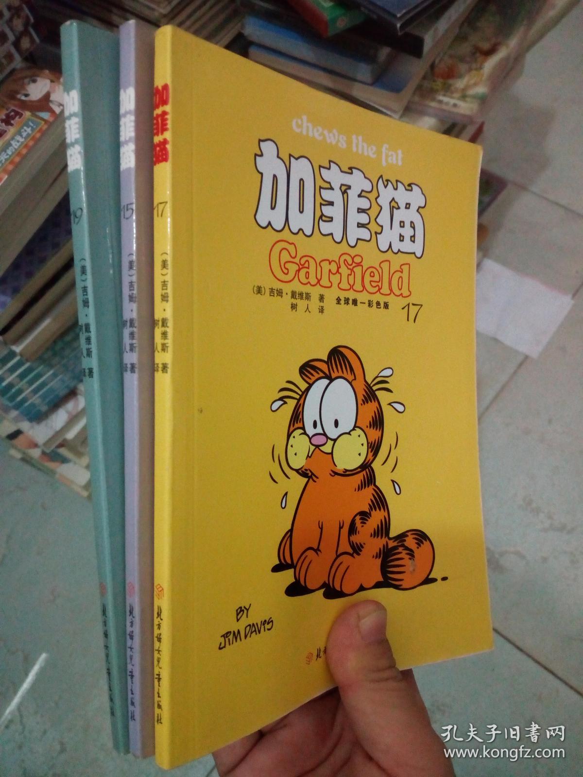 彩色漫画 加菲猫(15,17,19)三册合售_孔夫子旧书网