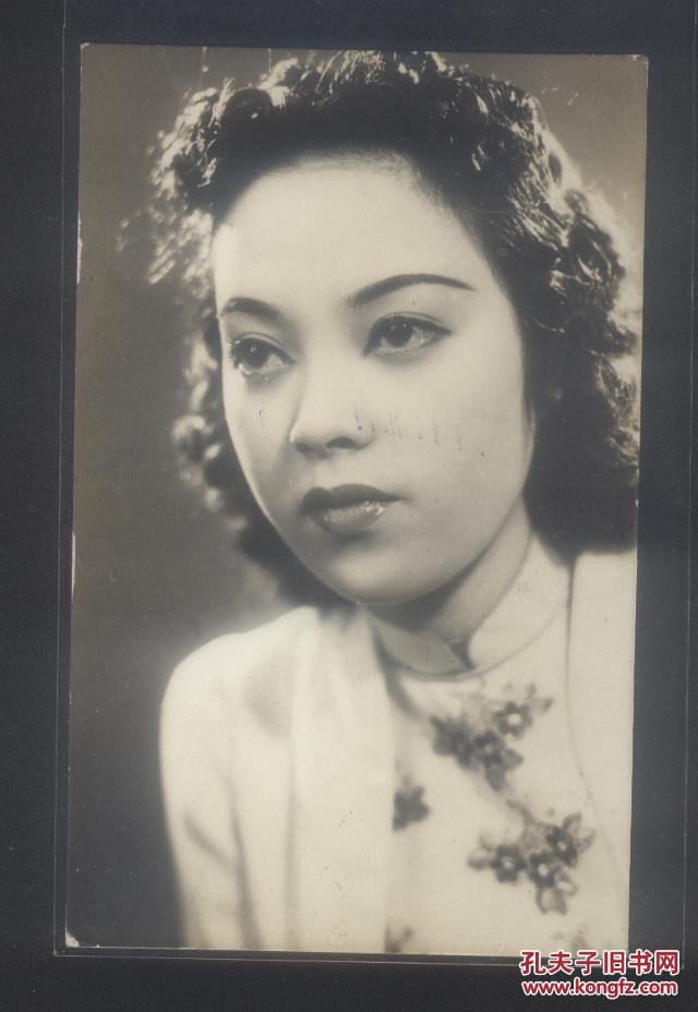 民国影星李香兰原照1枚