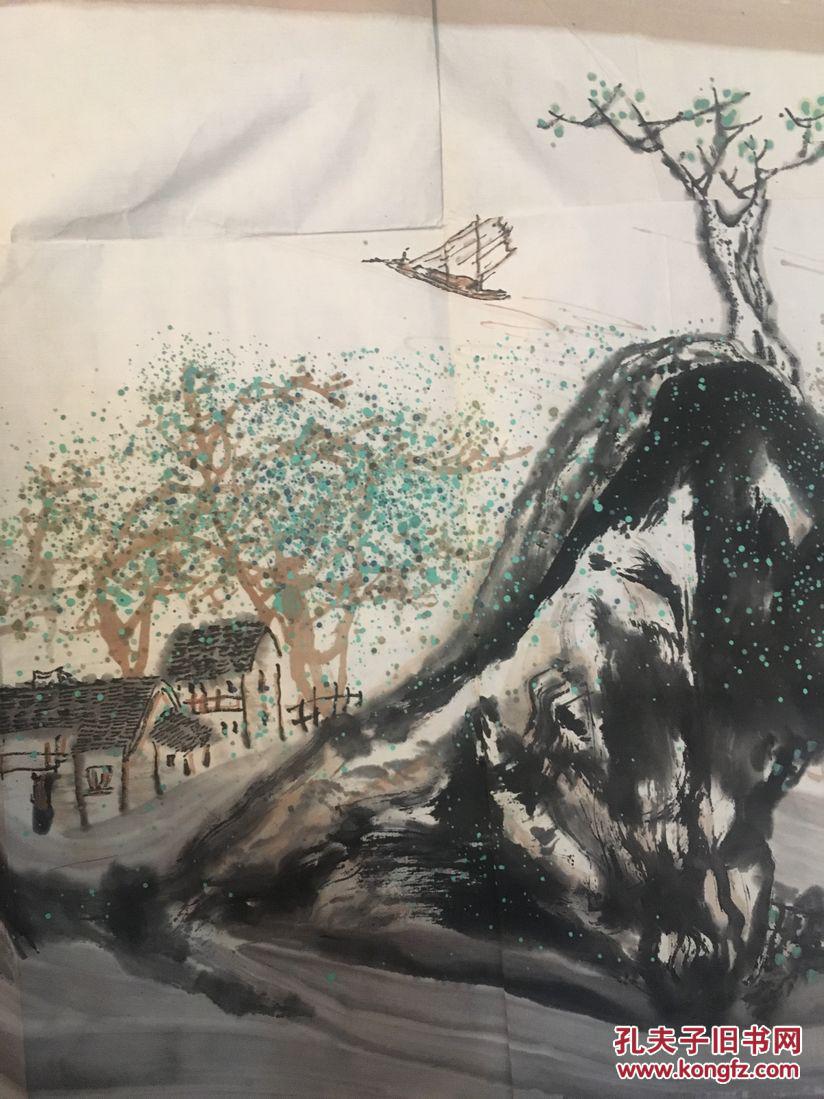 中国美术家协会副秘书长郭红光笔名凡丁四平山水