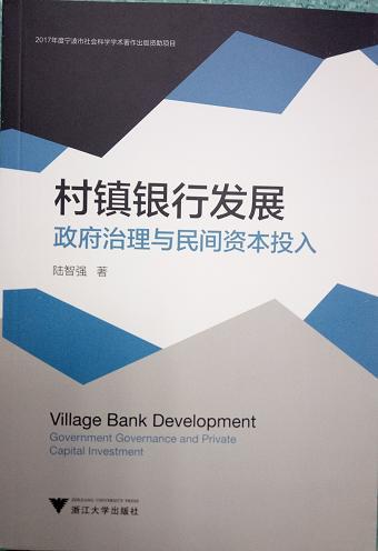 村镇银行发展 政治治理与民间资本投入