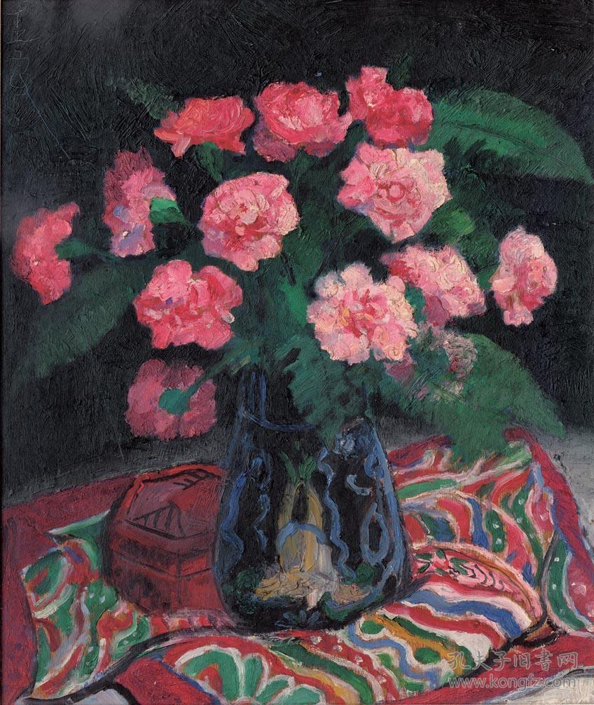 潘玉良 粉红色康乃馨