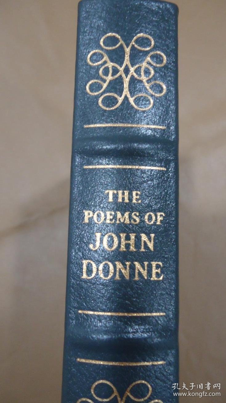 thepoemsofjohndonne–英国伟大的玄学诗人约翰61邓恩诗集真皮插图