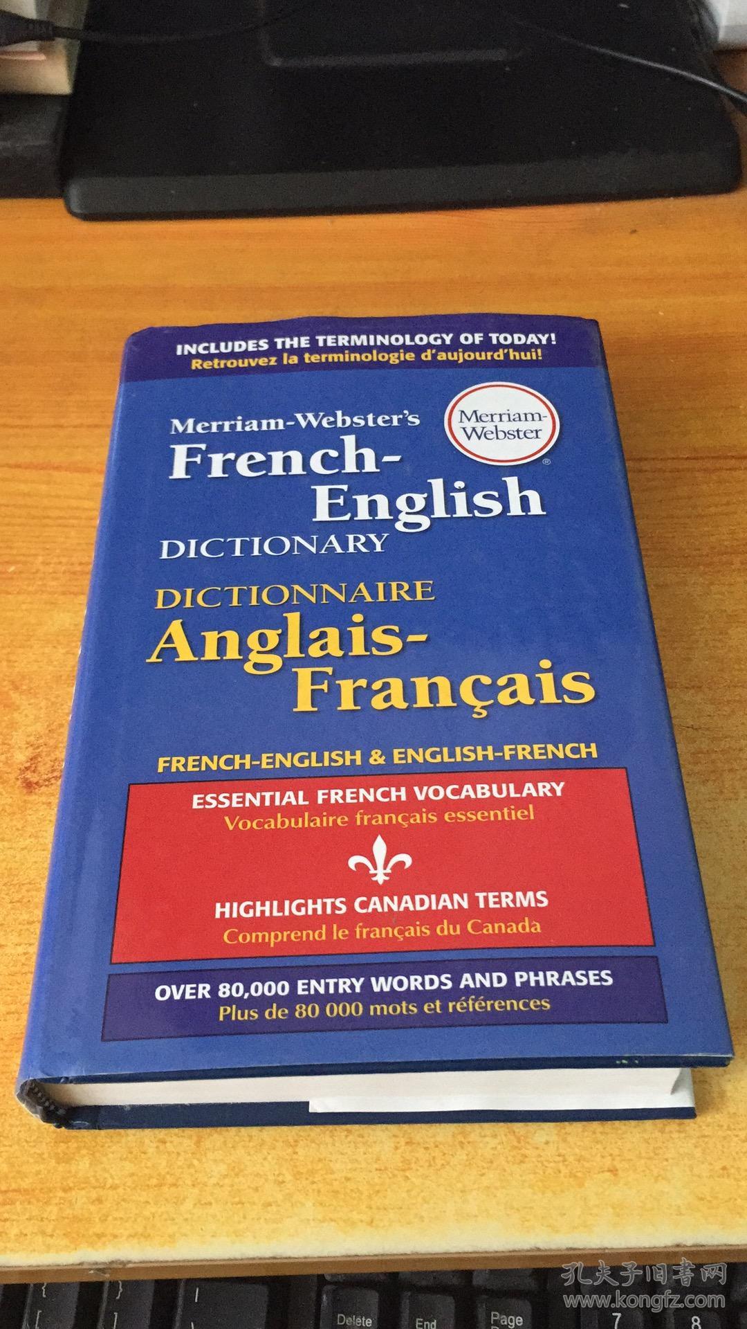 merriam-webster`s french-english dictionary(原版英文)