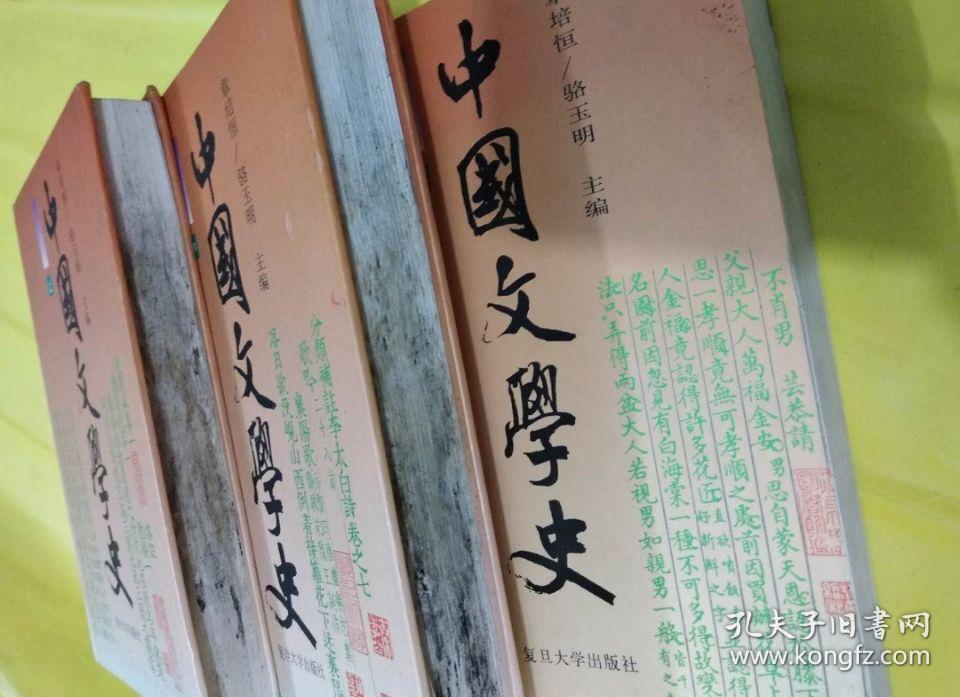 中国文学史(上中下 章培恒 骆玉明 复旦大学出版社
