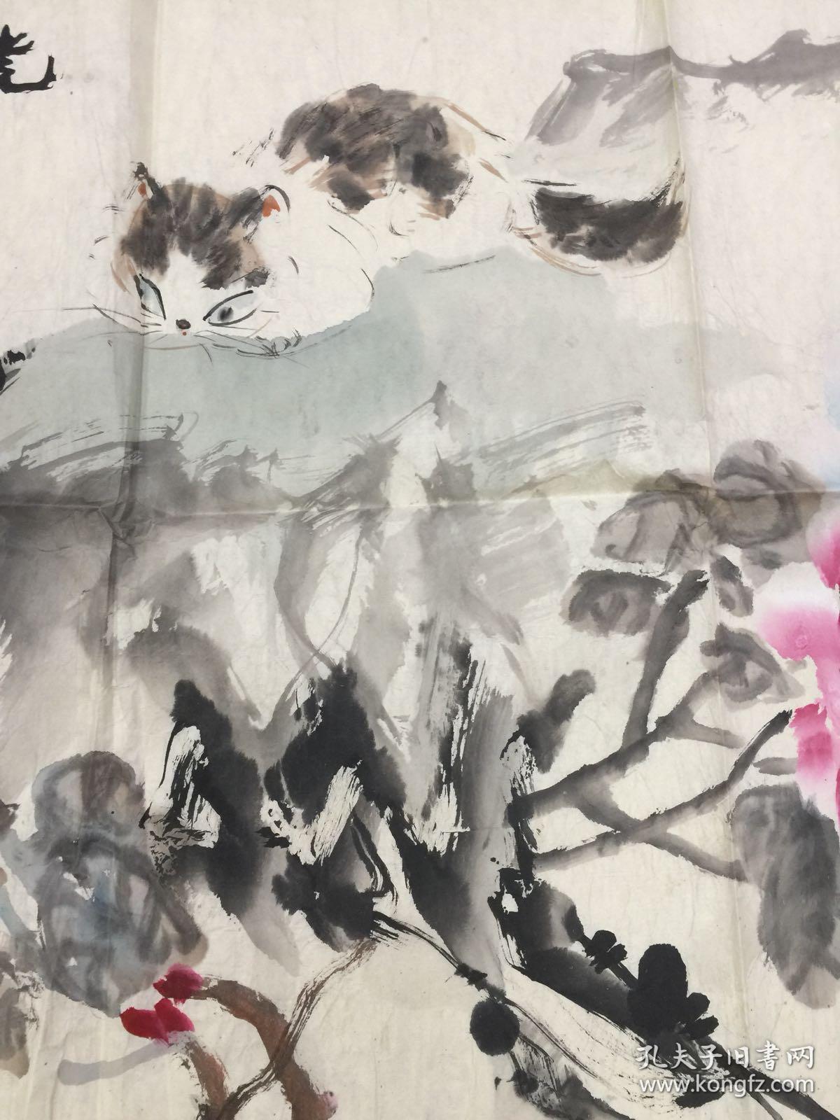 曾广振 陈寿鹏合作国画【刘新星(1946-1998),1946年生于天津,著名画家