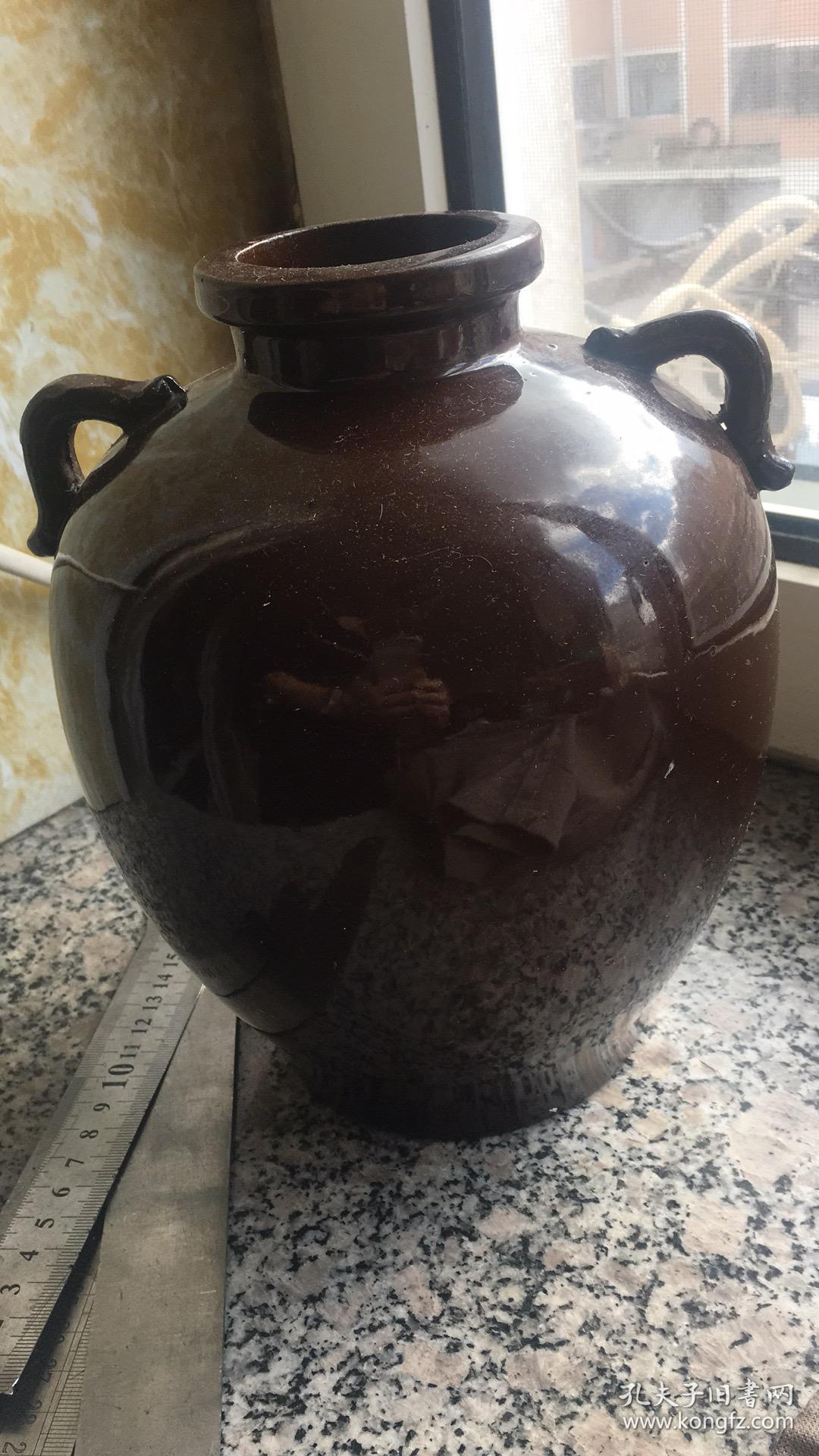 老式酒坛子,喜欢的朋友不要错过 口内径5.3cm