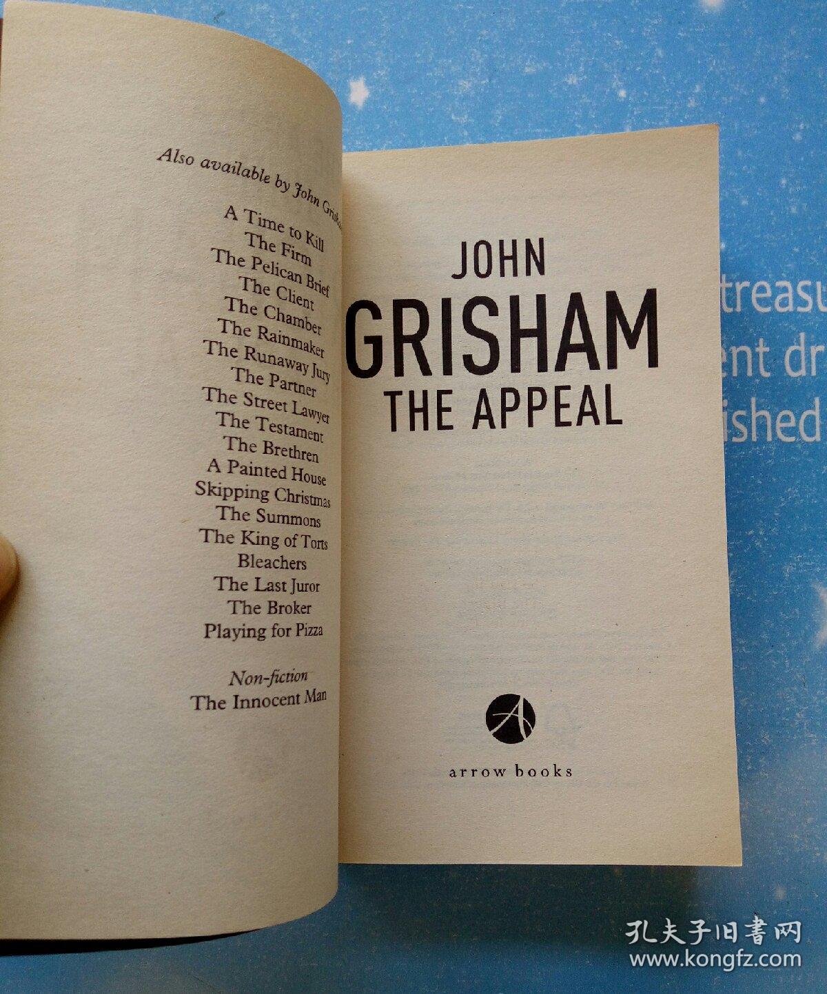 john grisham the appeal(约翰·格里森姆上诉)【英文版】