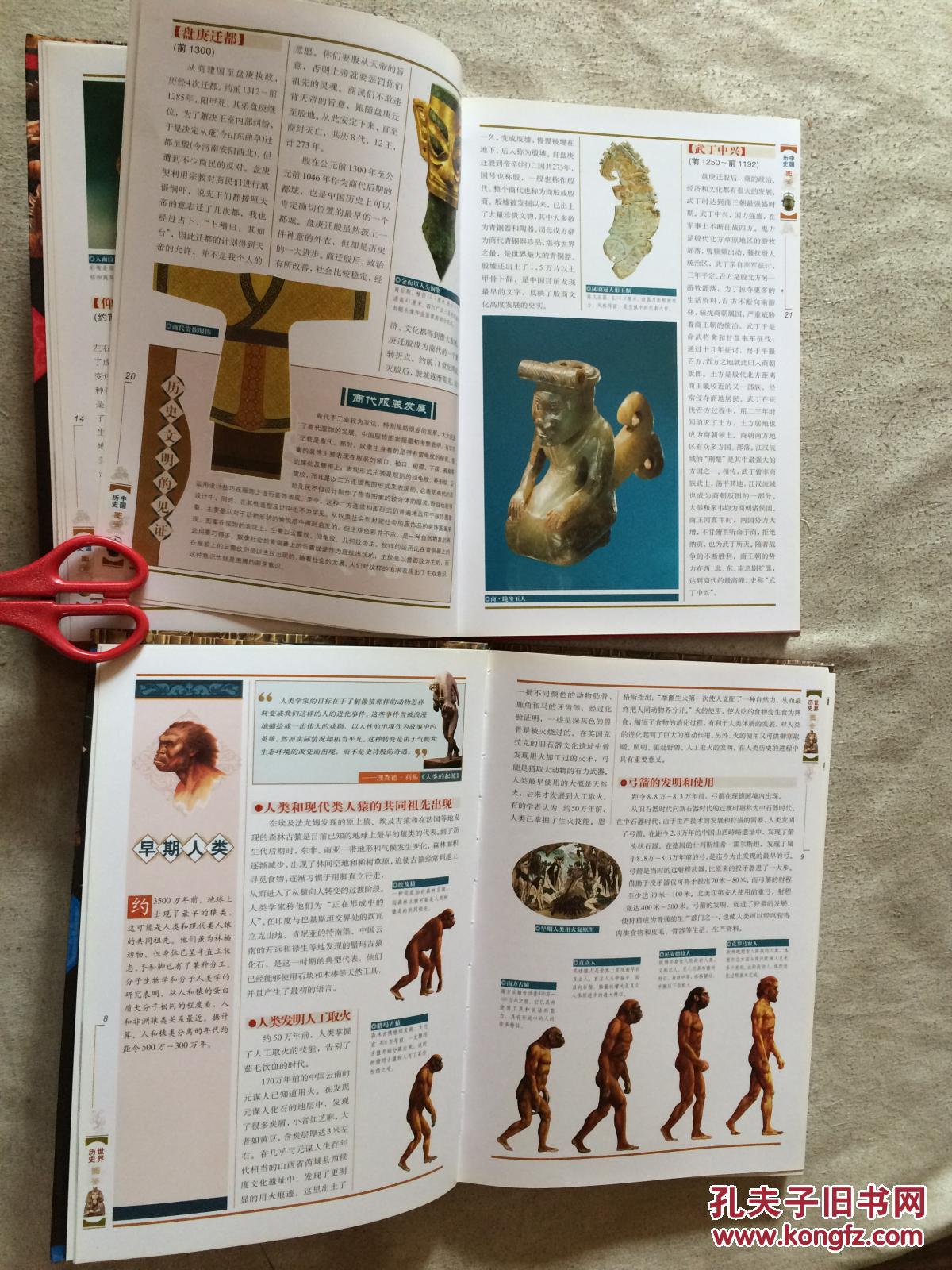 中国历史图鉴世界历史图鉴收藏古老文明的精彩瞬间鉴赏历史长河的华美