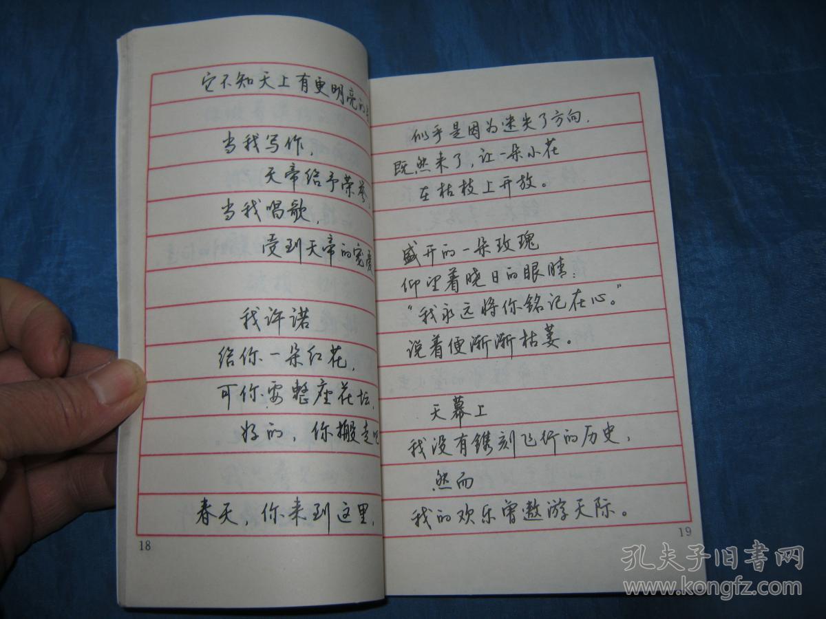 泰戈尔哲理诗选钢笔行书帖稀缺硬笔字帖个人藏书可转让