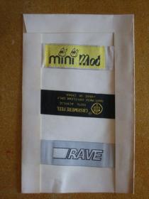 商标  MINI MOD  ( 3枚 布标)
