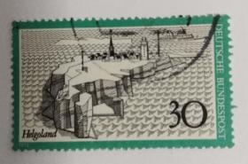 外国邮票联邦德国信销票（1枚1972年发行）